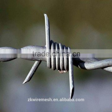 Low Price Galvanized/PVC Coated Barbed Wire (20yearsfactory)