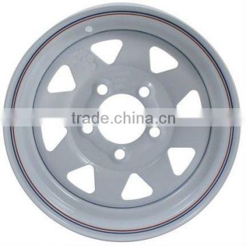 White Steel Wheel Rims on Sale Spoke Wheel Hot Wheel Rims