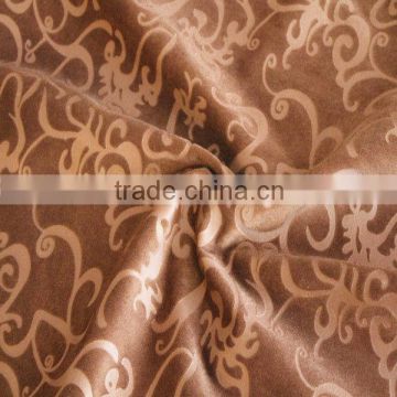 embossed 100 polyester fabric for hometextile and upholstery curtain fabric textile fabric