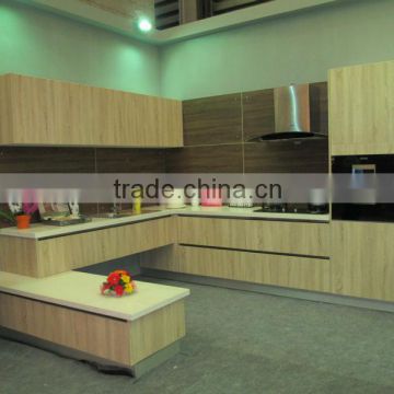 wood grain melamine Kitchen Cabinet with Free design offered Boxter