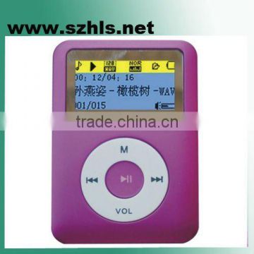 ET0072 hot colorful classic mini cheap giftOLED MP3 Player