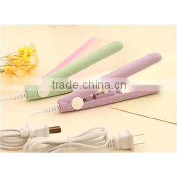 Mini Colorful Style Element Portable Hair Straightener