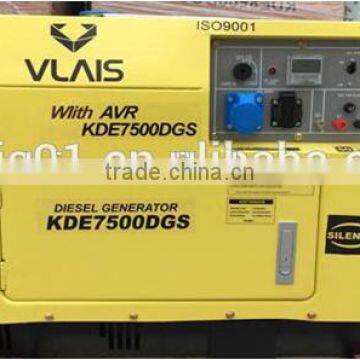 KDE7500DGS 7.5Kva Silent Diesel Generator, diesel generator for sale