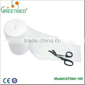 100% cotton sterilized bleached absorbent gauze roll