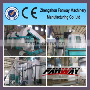 CE approved factory price pine tree pellet making machine with packing machine