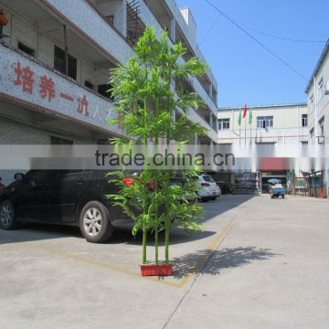 SJ030938 Guangzhou factory wholesale plastic artificial lucky bamboo plants
