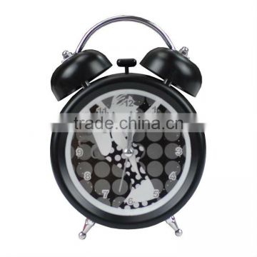 Creative large twin bell alarm clock