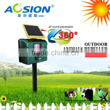 Aosion PIR / ultrasonic /strong flash light Raccoon Repellent AN-B040