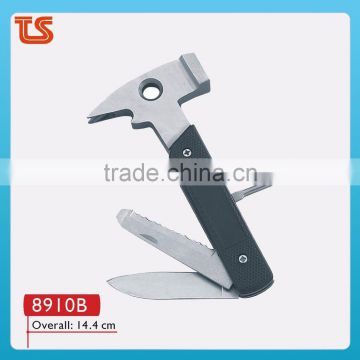 2014 new Multi hammer with sharp knife/Claw hammer/Steel tool ( 8910B )