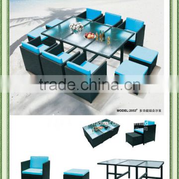 modern design woven rattan outdoor furniture