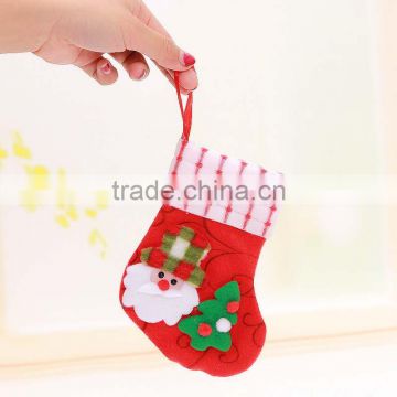HD2033 Wholesale Christmas decoration cute children bags Children baby Christmas socks