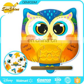 2017 hotsale 3D puzzle adorable owl