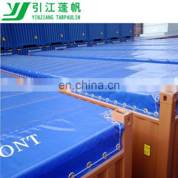 open top container pvc tarpaulin cover