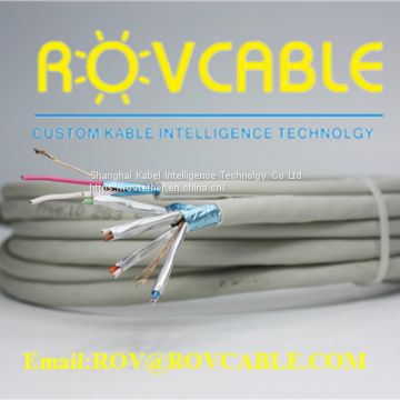 4 core underwater cable shielded cat5e cable