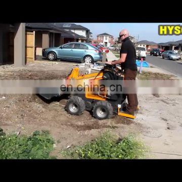 CE and EPA Certficat Chinese compact cheap skid steer mini skid steer loader with quick hitch
