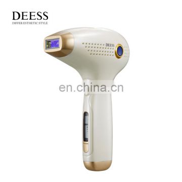 DEESS wholesale facial clean machine laser hair removal home permanent hair removal by laser