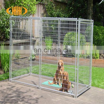ISO & CE galvanized welded large dog crate dog kennel, large outdoor dog kennels for sale