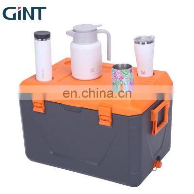 GiNT 60L Amazon Hot Selling Large Size Ice Chest PU Foam Ice Cooler Box for Camping