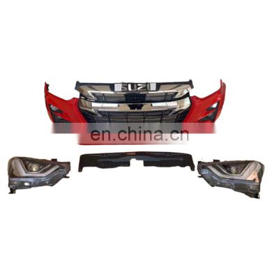 Body Kits for D-MAX 2016-2018 Upgade 2020  Facelift Conversion Body Kits Front Bumper Grill
