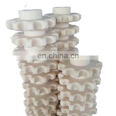 Engineering Plastic Backing Cast pully gear Nylon plastic  Waterproof Customized color made in china
