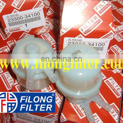 FILONG manufacturer high quality Hot Sell  Fuel filter  FFS8026 23300-34100  FFS-8026  2330034100 for TOYOTA
