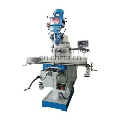 High quality fresadora universal X6325U vertical and horizontal metal mini milling machine from China