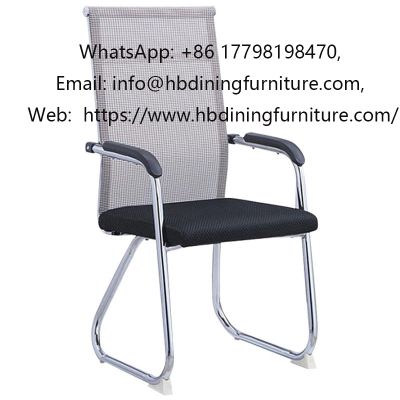 High back mesh metal legs swivel office chair