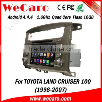 Wecaro WC-TL7020 7" Android 4.4.4 car multimedia system in dash for toyota land cruiser car stereo android 1998-2007
