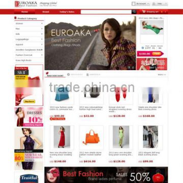 Online shopping ecommerce website design and development