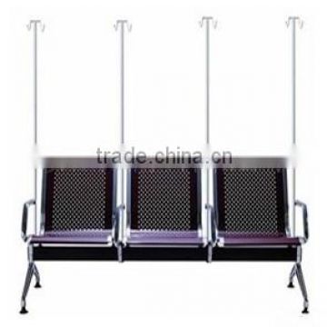 3-seater cheap modern high quality steel waiting area chairs to sale for clinic