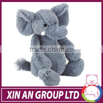 Custom ICTI audit elephant organic baby toy for new born baby