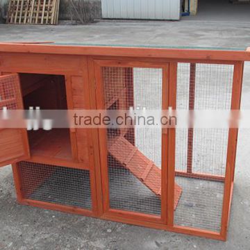 outdoor wooden portable chicken coop