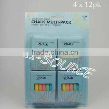 4 Packs Color Chalk