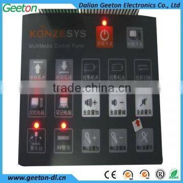 Tactile 17 Keys Membrane Switch With 5 LEDs manufacturer