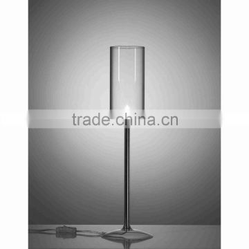 Modern fashionable transparent glass bottle table light