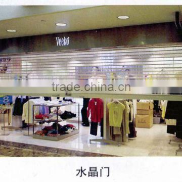 Crystal shutter roll up door for store front C020