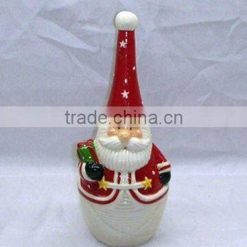 Christmas Santa handmade ceramic bells