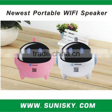 new design astronaut portable wireless wifi speaker (SWS01)