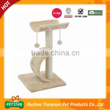 Lovely cute pet toys soft cat tree