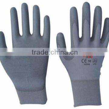 13 Gauge,knitted wrist,Pu coated Palm glove