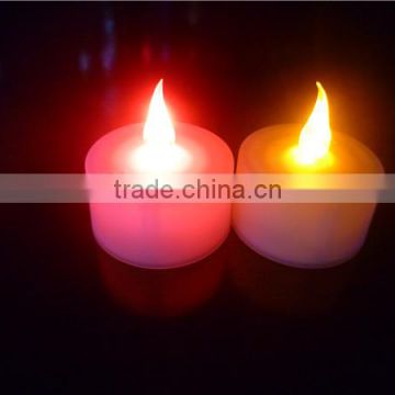 2015 China whoesale new product rechargeable battery plastic bulk led candle