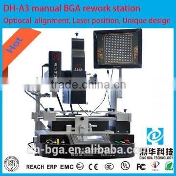 Dinghua DH-A3 BGA Soldering + desoldering| rework station with automatic,ccd camera,laser