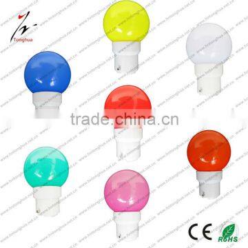 B22 1W LED G40 color light bulbs IP45/IP65 CE&ROHS