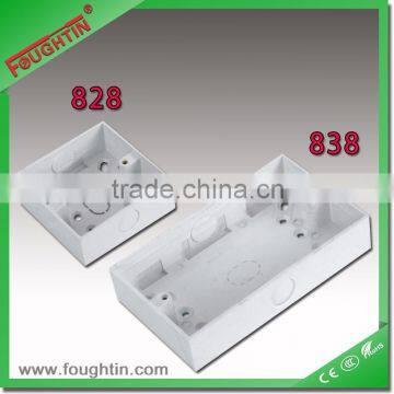 white color plastic box 86*86 connection box electric junction box