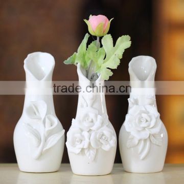 Yiwu Aimee supplies cheap white ceramic vases made in vietnam(AM-FP015)