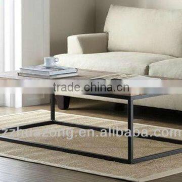 Simple MDF Coffee Table With Steel