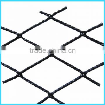types of hi-tenacity fiber plastic-wrapped twisted fishnet for cage breeding