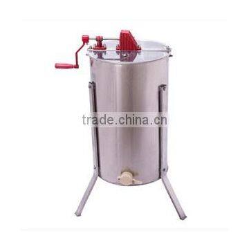 Stainless steel 2 frames manual Honey extractor for beekeeping