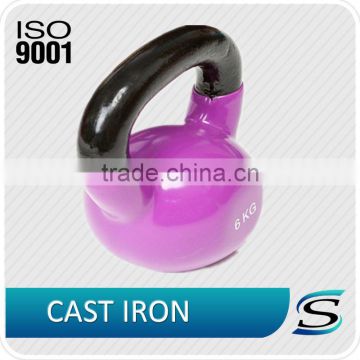 rubber coated solid cast iron kettlebells