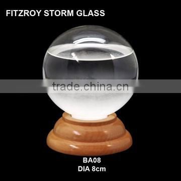wooden base admiral fitzroy stormglass